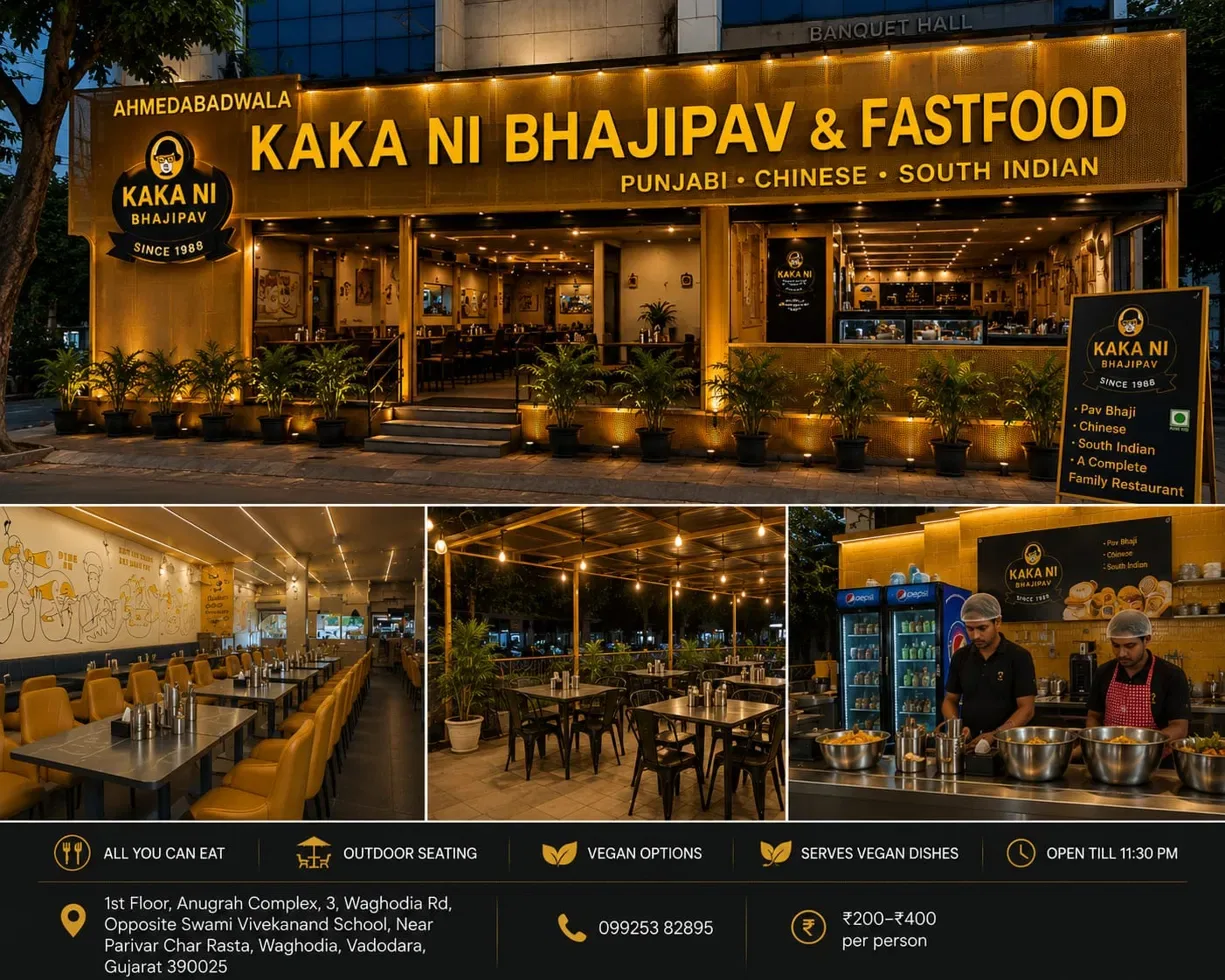 Kaka Ni Bhaji Pav Waghodia Road branch
